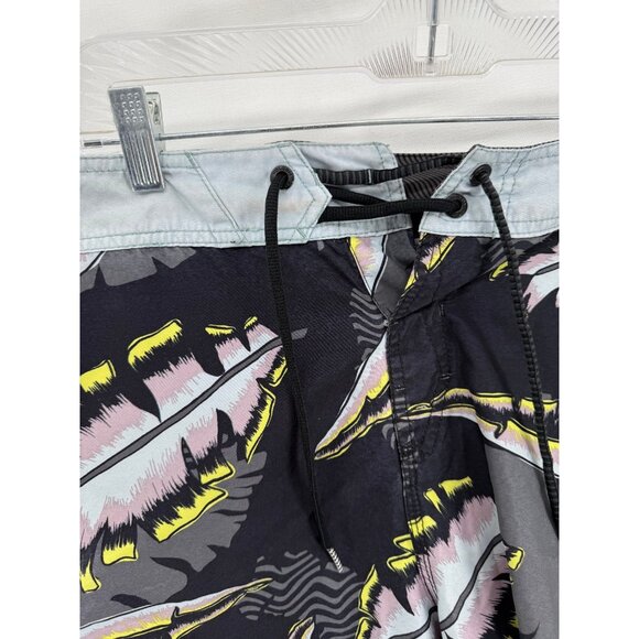 Volcom Mod-Tech Detoonator Board Shorts Mens 34 9" Tropical Swim Trunks - Picture 4 of 7